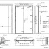 Bản vẽ chi tiết cửa ngăn chống cháy 120 phút 2 cánh