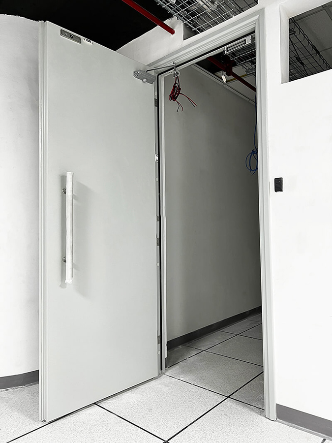 Cửa thép chống cháy 120 phút 1 cánh tại công trình