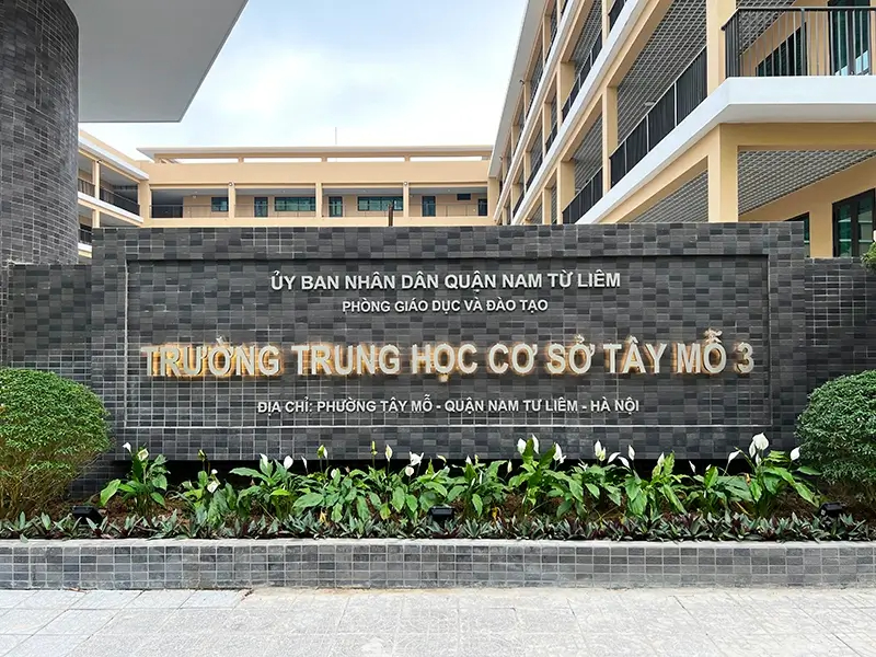 Cung cấp cửa chống cháy cho trường THCS Tây Mỗ 3