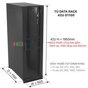 Tủ Data Rack 3C-DR19 Series