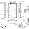Bản vẽ cửa thép an toàn 1 cánh