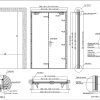 Bản vẽ cửa thép an toàn 2 cánh