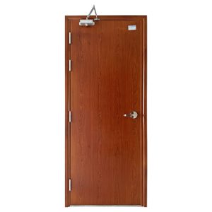 Cửa chống cháy vân gỗ 1 cánh