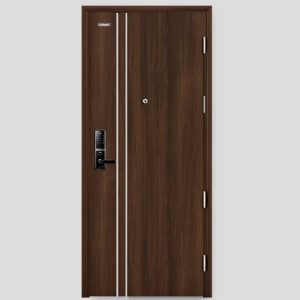 Cửa chống cháy vân gỗ 1 cánh